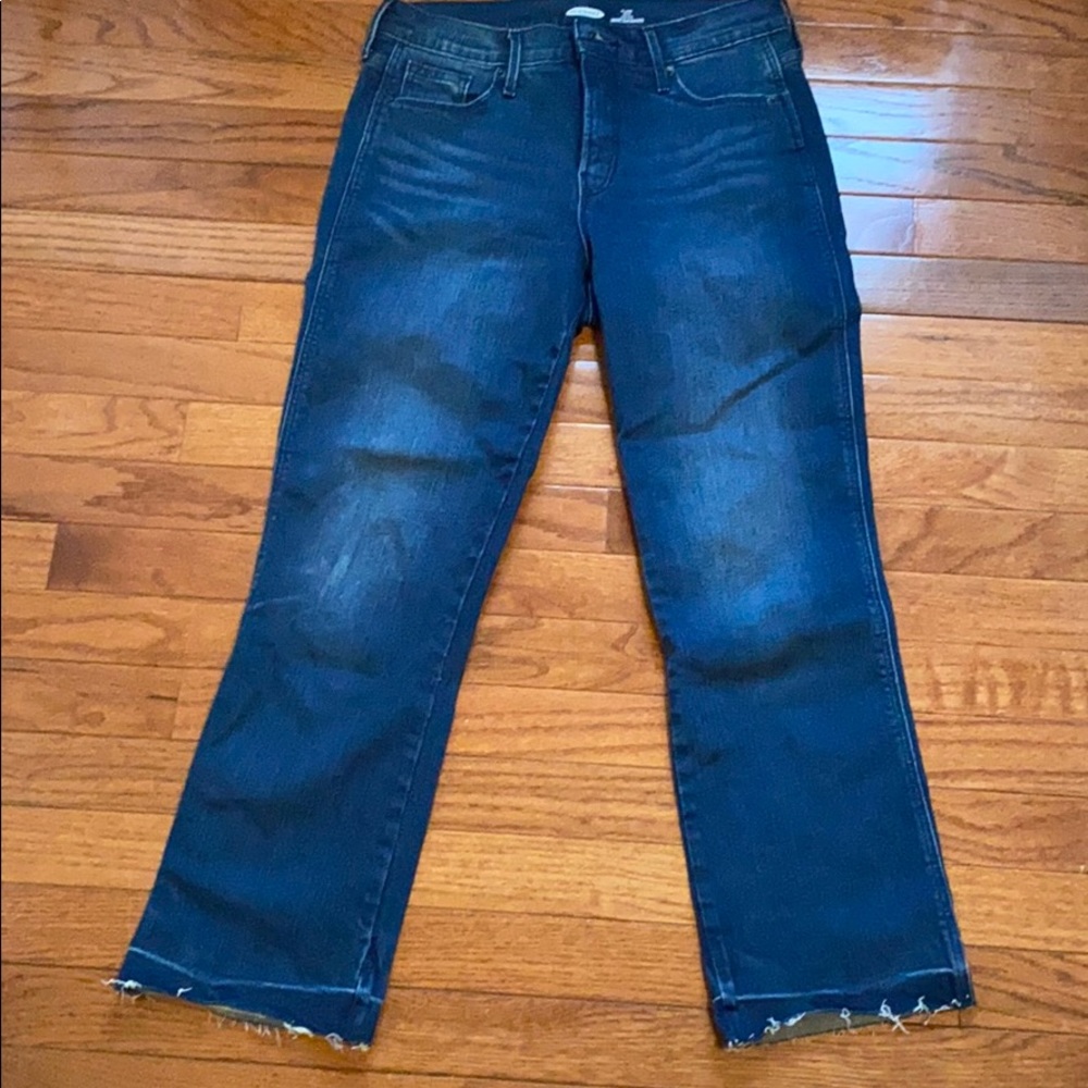 High Rise Dark Denim Jeans